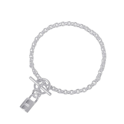 HERMES Amulette Kelly・Cadena Bracelet SV925