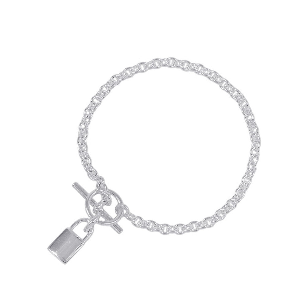 HERMES Amulette Kelly・Cadena Bracelet SV925