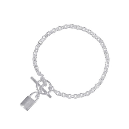 HERMES Amulette Kelly・Cadena Bracelet SV925