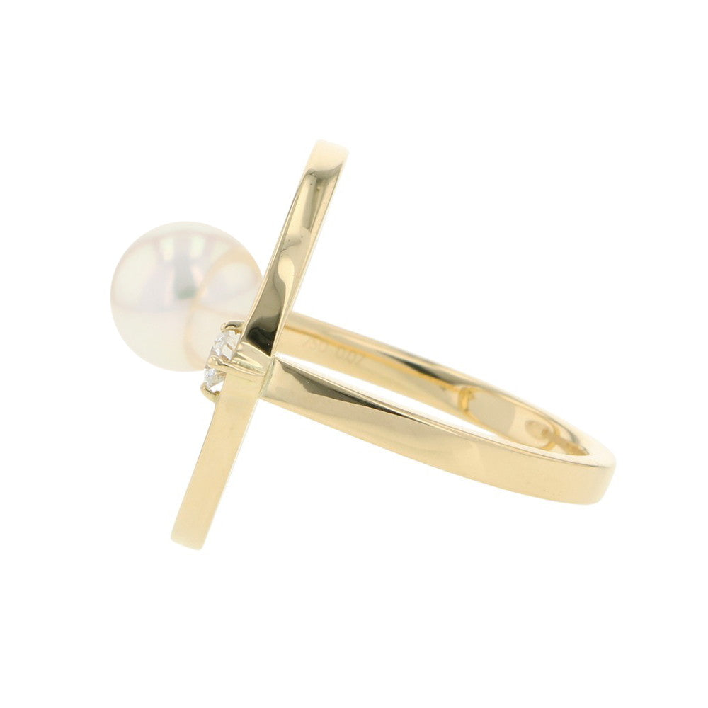 TASAKI Kinetic Ring Size Approximately No. 12RPI-4754-18KYG 18K Yellow Gold
