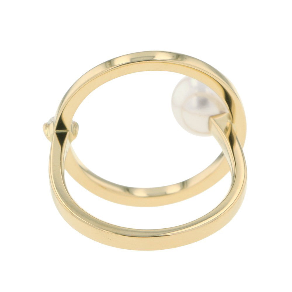 TASAKI Kinetic Ring Size Approximately No. 12RPI-4754-18KYG 18K Yellow Gold