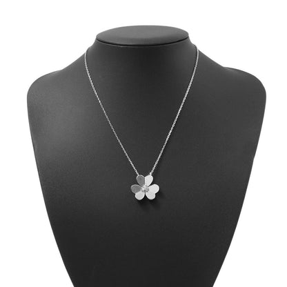 Van Cleef & Arpels Frivole Pendant Size LargeVCARD25300 18K White Gold