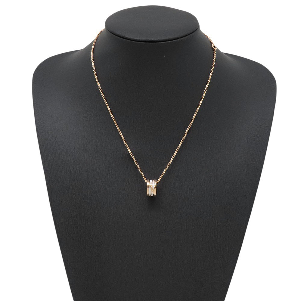 BVLGARI B.Zero1 Design Legend Necklace356117 K18PG Ceramic
