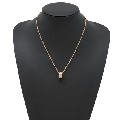 BVLGARI B.Zero1 Design Legend Necklace356117 K18PG Ceramic