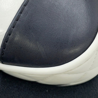 CHANEL High cut sneakers White/BlackG45109 Leather Size 36