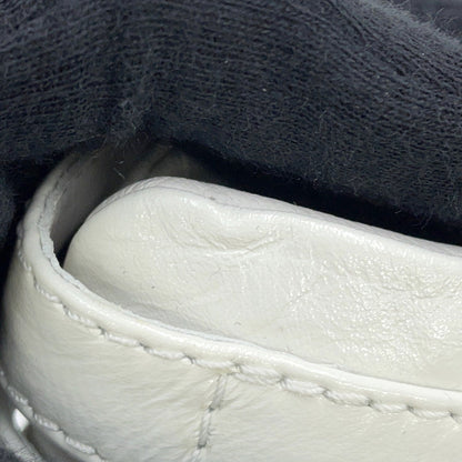 CHANEL High cut sneakers White/BlackG45109 Leather Size 36