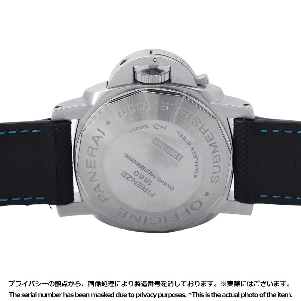 PANERAI Submersible W44mm Stainless Steel Leather Black DialPAM00243