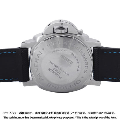 PANERAI Submersible W44mm Stainless Steel Leather Black DialPAM00243