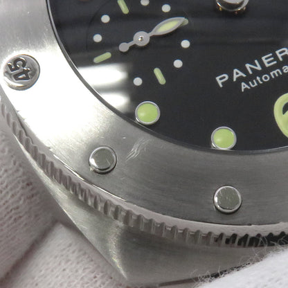 PANERAI Submersible W44mm Stainless Steel Leather Black DialPAM00243