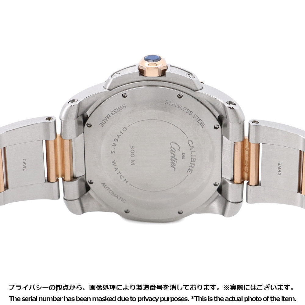 CARTIER Calibre de Cartier W42mm Stainless Steel K18PG Black DialW7100054