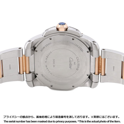 CARTIER Calibre de Cartier W42mm Stainless Steel K18PG Black DialW7100054