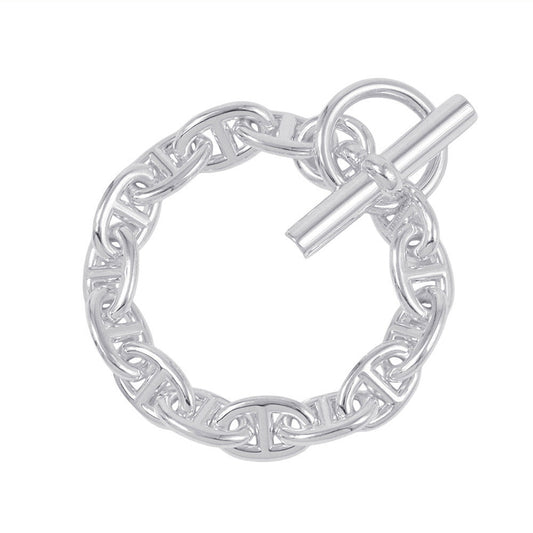 HERMES Chaine d'Ancre Bracelet 14 frames Size PM SV925