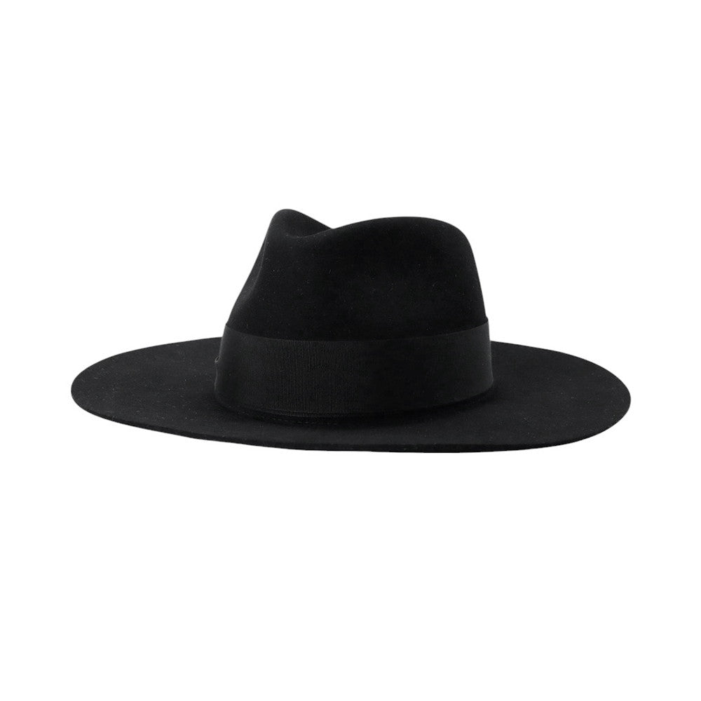 HERMES Minicoo Heart Fauve Lelove Hat Size 57 Black FeltWool