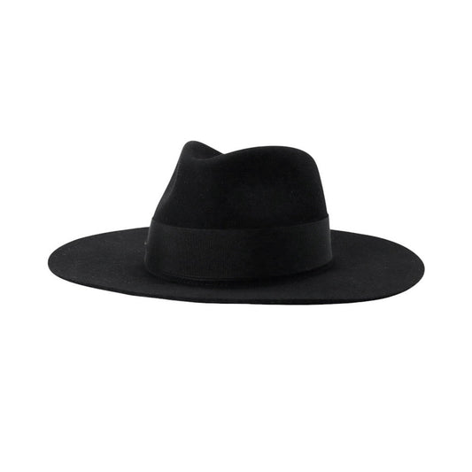 HERMES Minicoo Heart Fauve Lelove Hat Size 57 Black FeltWool