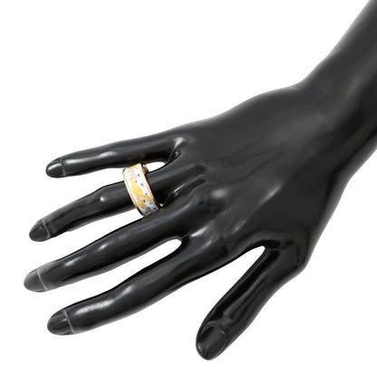 HERMES HERMES Bride de Gala Love Ring Size 57 Confetti Metal Lacquer