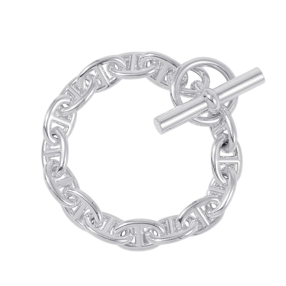 HERMES ★Chaine d'Ancre Bracelet 15 links Size PM SV925
