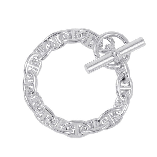 HERMES ★Chaine d'Ancre Bracelet 15 links Size PM SV925
