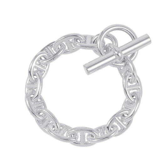 HERMES ★Chaine d'Ancre Bracelet 14 links Size PM SV925