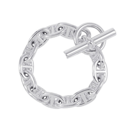 HERMES Chaine d'Ancre Bracelet 13 frames Size MM SV925