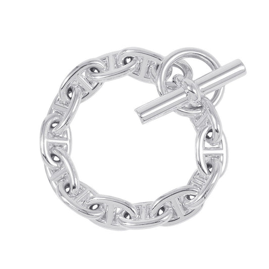 HERMES Chaine d'Ancre Bracelet 13 frames Size MM SV925