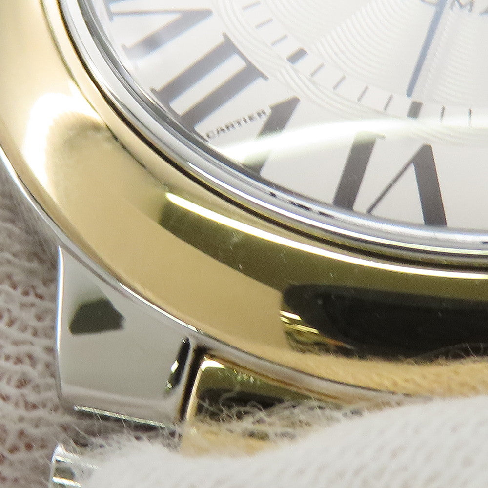 CARTIER Ballon Blue de Cartier W33mm Stainless Steel K18YG Silver DialW2BB0037