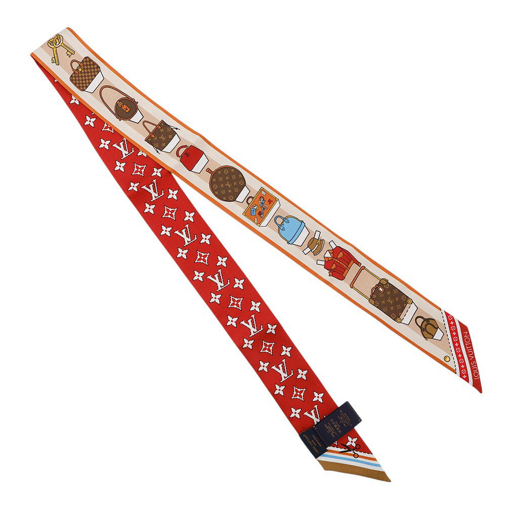 LOUIS VUITTON ★BandeauBB Asniere Paper House SaffronM96259 Silk100%