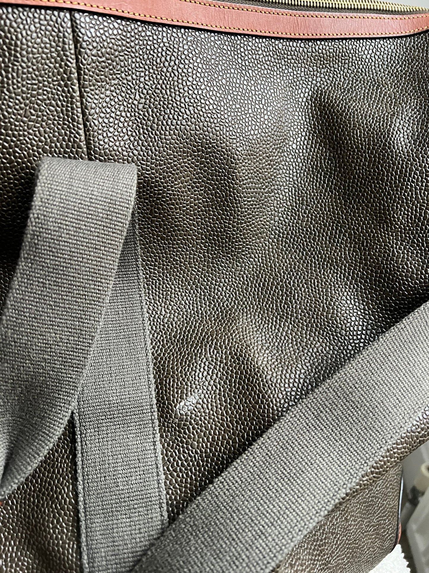 Mulberry Large Clipper Bag in Mole Cognac Scotchgrain (RRP £995)