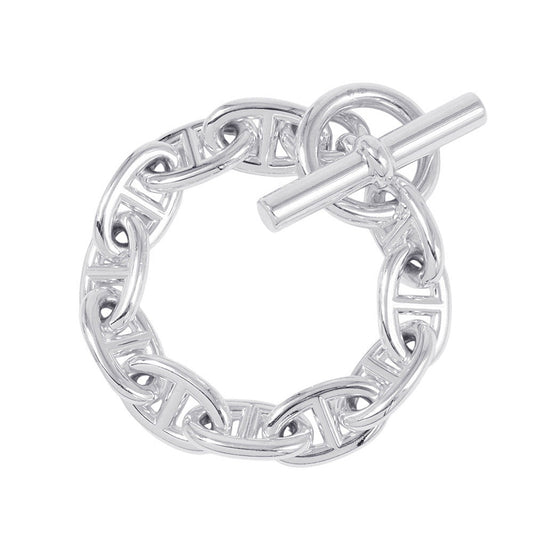 HERMES Chaine d'Ancre Bracelet 11 frames Size TGM SV925