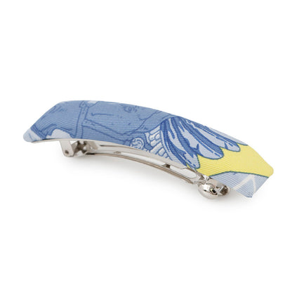 HERMES ★Eclipse Barrette Multicolor Silk Size PM