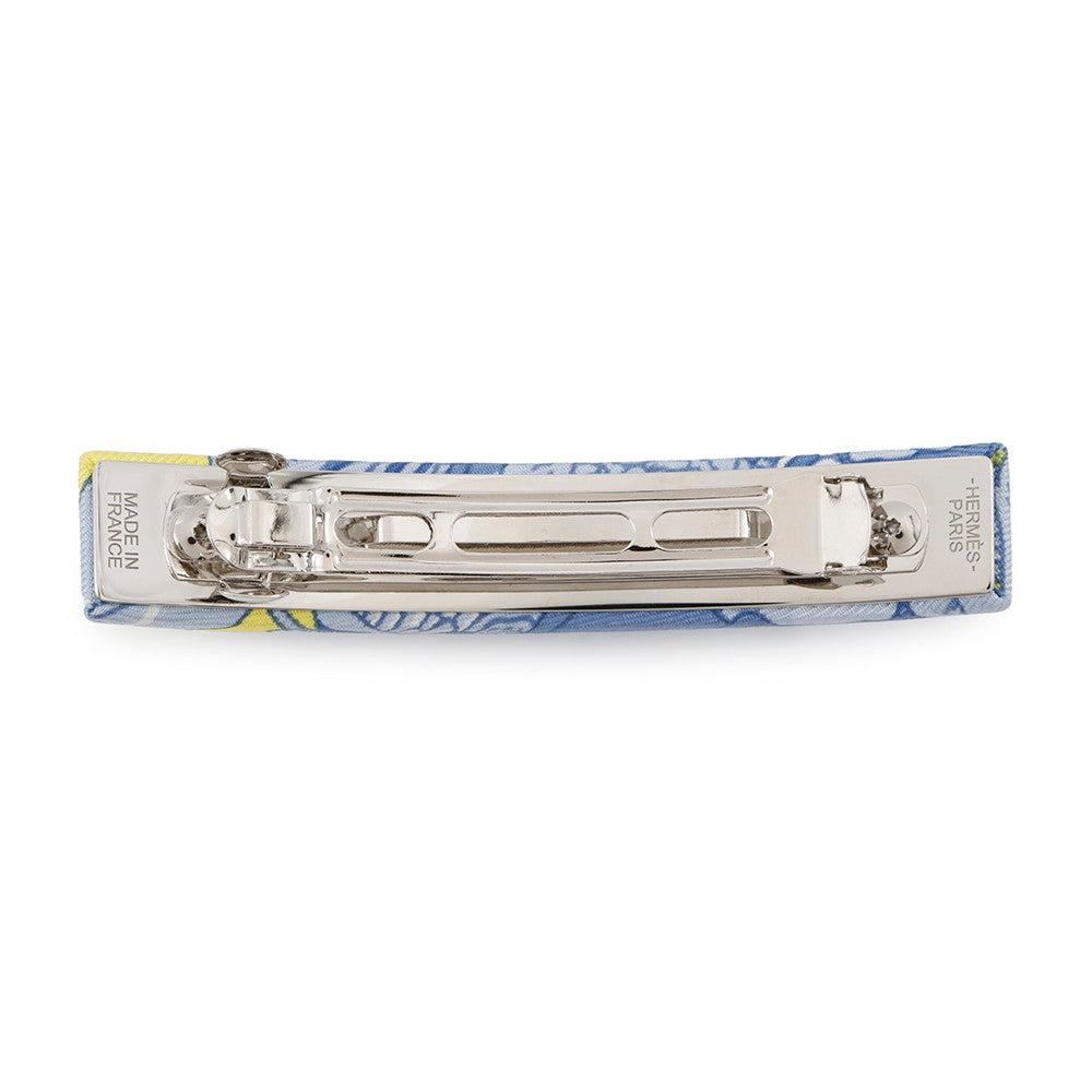 HERMES ★Eclipse Barrette Multicolor Silk Size PM