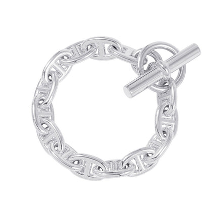 HERMES Chaine d'Ancre Bracelet 14 frames Size MM SV925