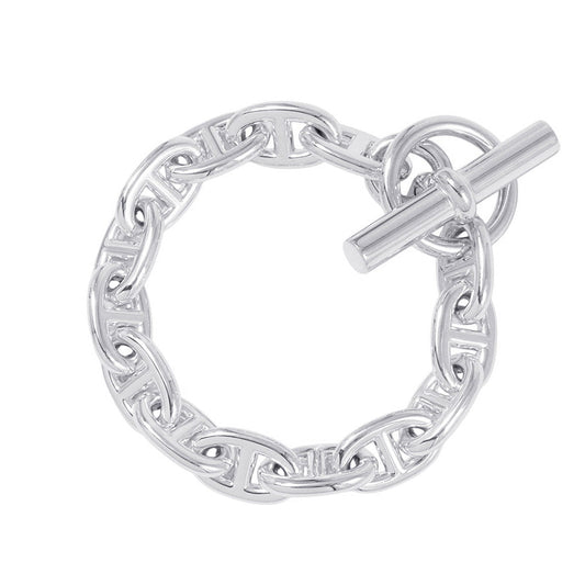 HERMES Chaine d'Ancre Bracelet 14 frames Size MM SV925