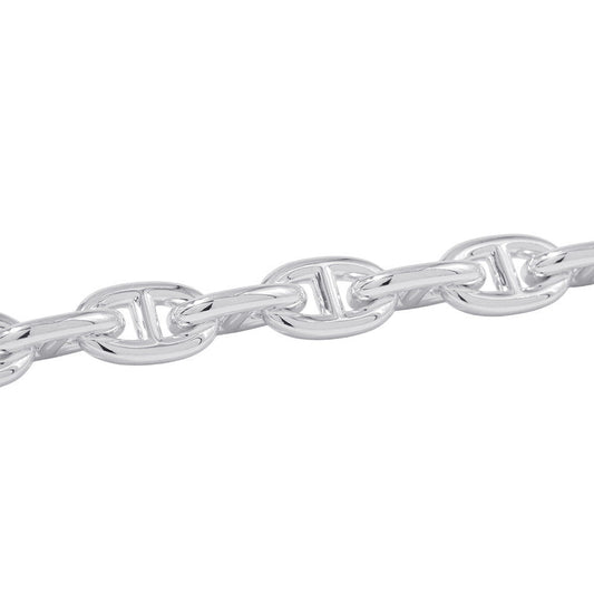 HERMES Chaine d'Ancre Bracelet 14 frames Size MM SV925