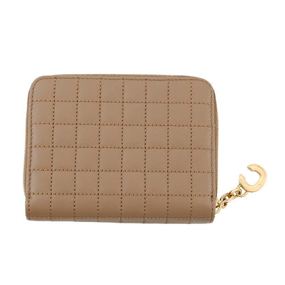 CELINE CBag Charm Compact Zip Wallet Brown10B663BFL Leather