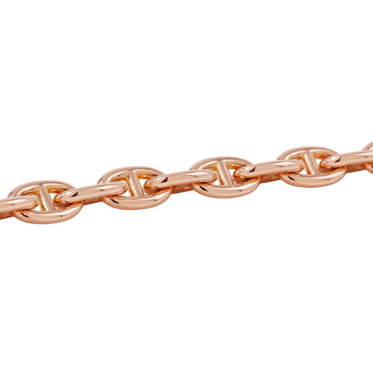 HERMES Chaine d'Ancre Bracelet 18 frames Size PM 18K Pink Gold