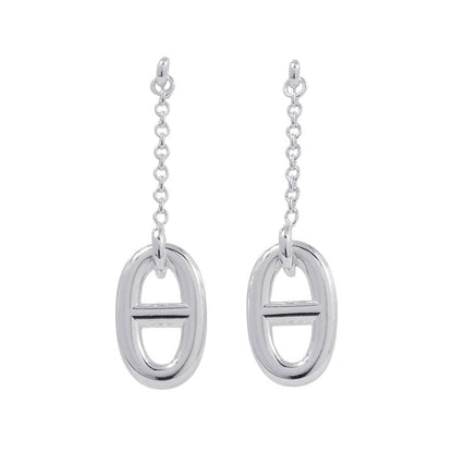 HERMES Chaine d'Ancre Farandole Earrings Size MM SV925
