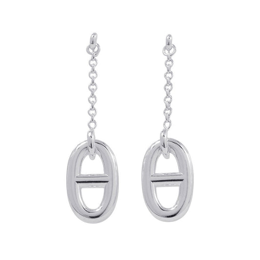 HERMES Chaine d'Ancre Farandole Earrings Size MM SV925