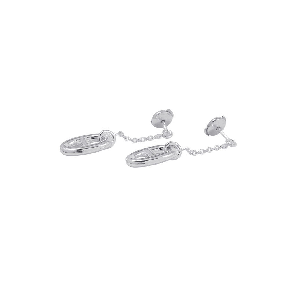 HERMES Chaine d'Ancre Farandole Earrings Size MM SV925
