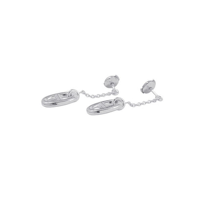 HERMES Chaine d'Ancre Farandole Earrings Size MM SV925