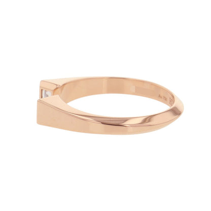 HERMES Crew de Forge Ring Size 54/#14 PMH122615B 00054 18K Pink Gold