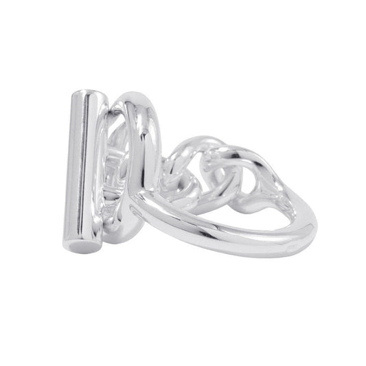 HERMES Croisette Ring Size MM/52/#12 SV925