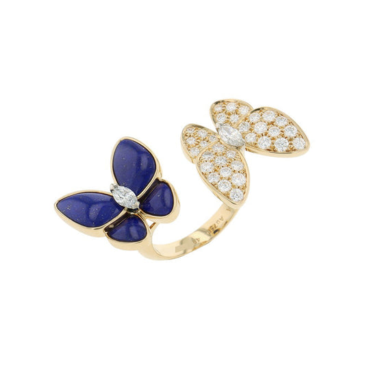 Van Cleef & Arpels De Papillon Entree Les Doors Ring Size 49/#9VCARP3DN49/VCARP3DN00 18K Yellow Gold