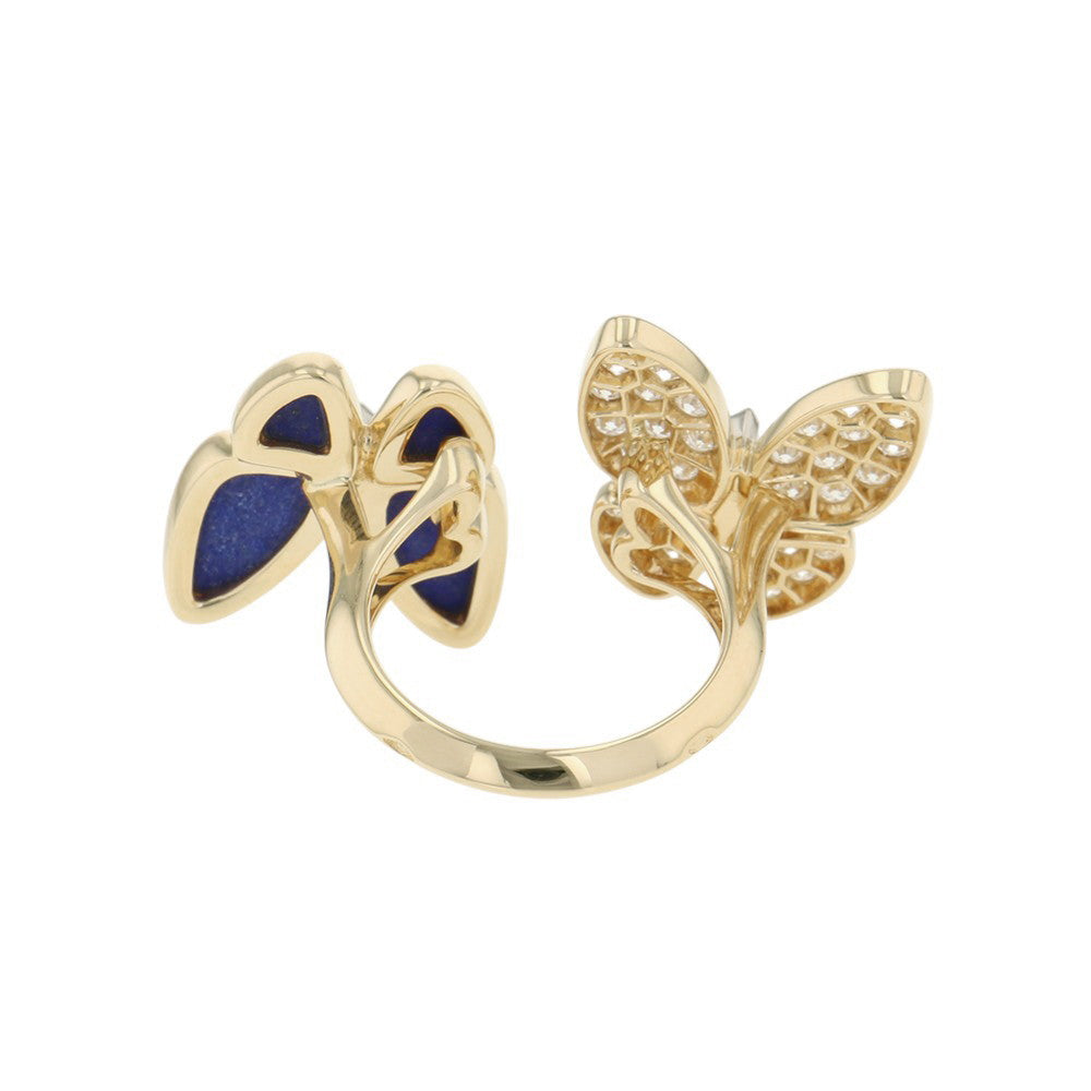 Van Cleef & Arpels De Papillon Entree Les Doors Ring Size 49/#9VCARP3DN49/VCARP3DN00 18K Yellow Gold