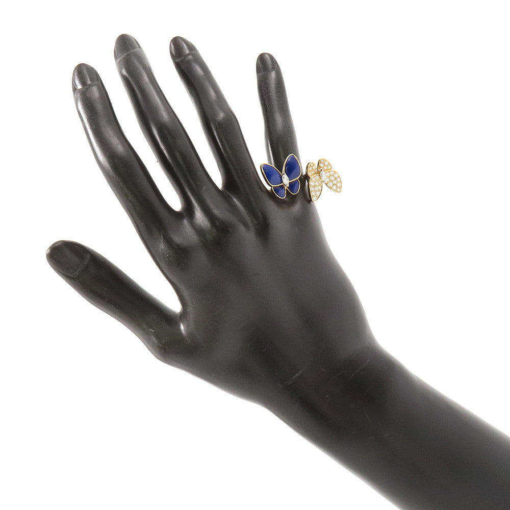 Van Cleef & Arpels De Papillon Entree Les Doors Ring Size 49/#9VCARP3DN49/VCARP3DN00 18K Yellow Gold