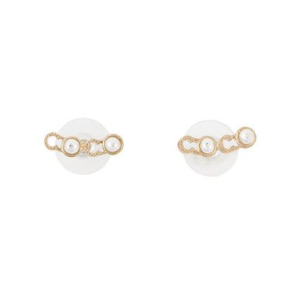 CHANEL COCO Earrings Metal Faux Pearl