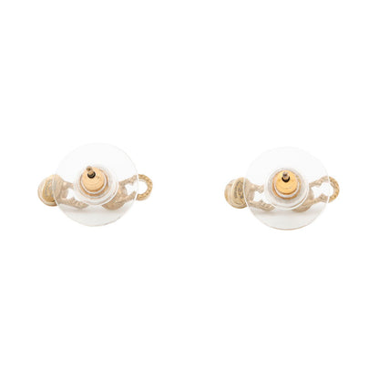 CHANEL COCO Earrings Metal Faux Pearl