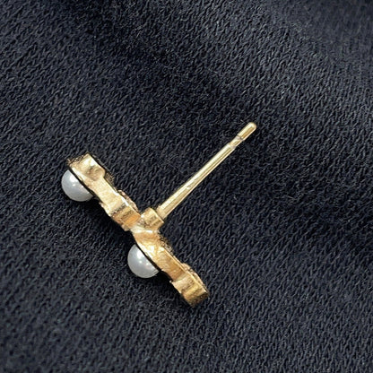 CHANEL COCO Earrings Metal Faux Pearl