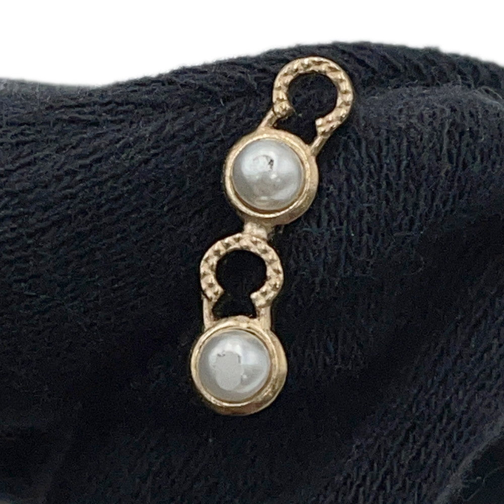 CHANEL COCO Earrings Metal Faux Pearl