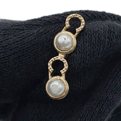 CHANEL COCO Earrings Metal Faux Pearl