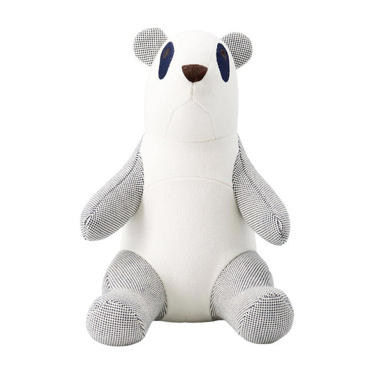 HERMES Plush Panda "Emile/Epope" Blue・IndigoH103882M 01 Cotton100%